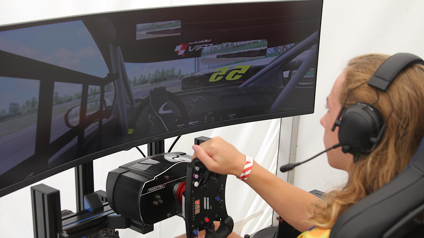 Racer simulator til motorløb 