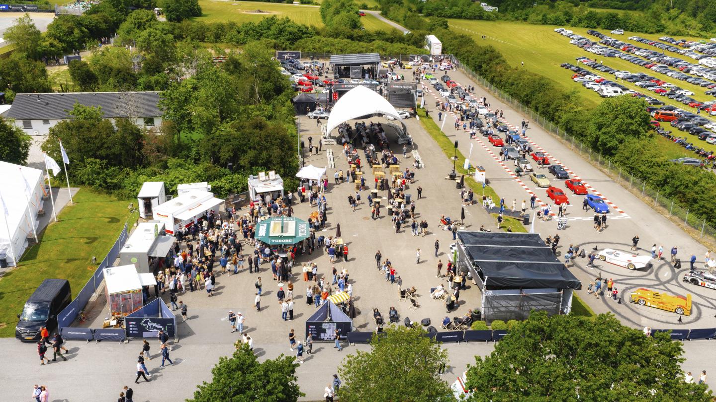 Porsche Festival område 